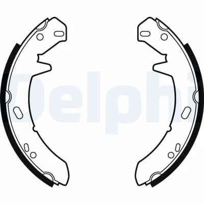 Bild av DELPHI LS1867 Bromsbackar 254mm 70mm