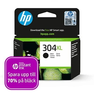 Bild av HP 304XL (N9K08AE) original bläckpatron svart med hög kapacitet för DeskJet 2630