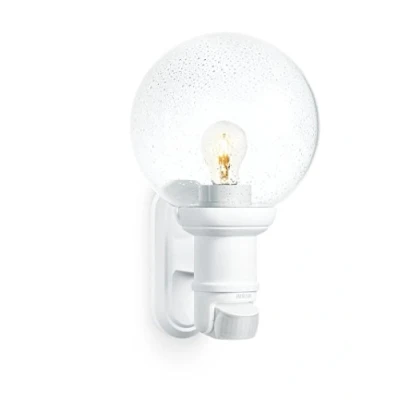 Bild av Steinel utomhuslampa L 560 S vit, max. 60 W, E27,140 rörelsedetektor, 12 m räckvidd, klassisk design