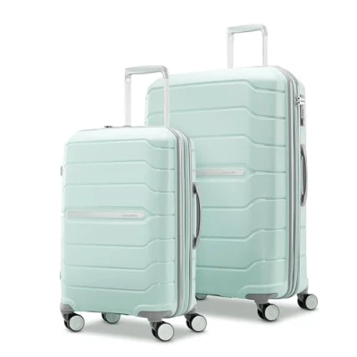 Bild av Samsonite Freeform Hardside Spinner 28, Mintgrön, 2 Piece Set (21/28), hård sida expanderbar med dubbla spinnhjul