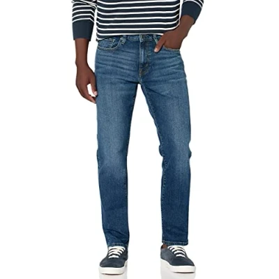 Bild av Amazon Essentials Men&#039;s Jeans atletisk passform, Vintage tvättad, 32W / 31L