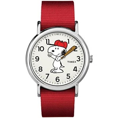 Bild av Timex Unisex vuxna analog klassisk kvarts klocka bandet Snoopy