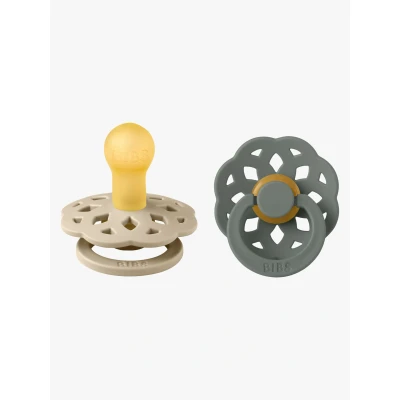 Bild av BIBS Boheme Napp 2 Pack Latex Stl 1 Rund, Vanilla/Pine