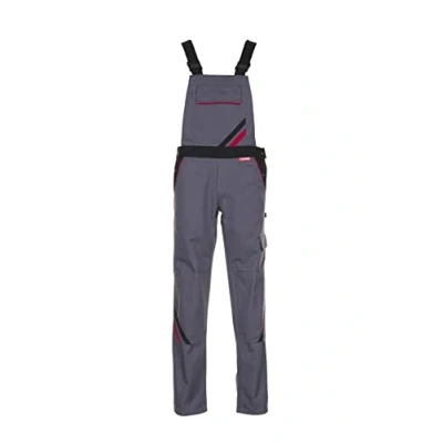 Bild av Planam 2339052 storlek 52 &quot;Highline&quot; kvinna dungarees slitt/svart/röd