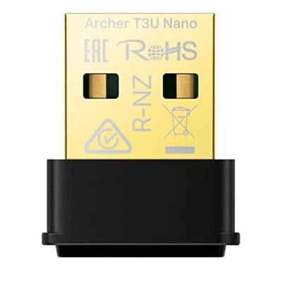 Bild av TP Link Archer T3U Nano WLAN Stick för PC, AC1300 USB nätverkskorttadapter, nanostorlek, MU MIMO, WPA3, Windows och Mac OS