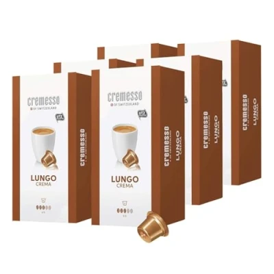 Bild av Cremesso Kaffekapslar Lungo Crema 96 stycken (6 x 16 stycken)