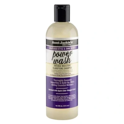 Bild av Aunt Jackie&#039;S Curls &amp; Coils Grapeseed Power Wash schampo 355 ml/12 oz