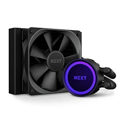 Bild av NZXT Kraken 120 RL KR120 B1 AIO RGB CPU liquid cooler Quiet and effective operation Ring LED Aer P 120mm radiator fan (included), black