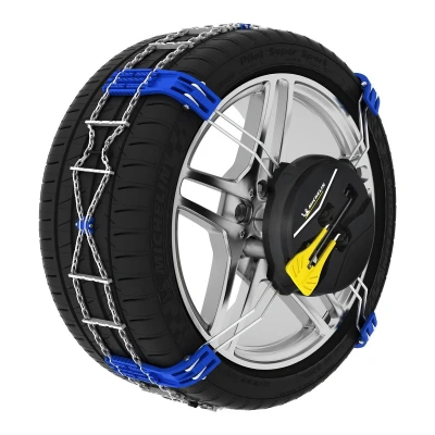 Bild av Michelin Fast Grip 008493 Snökedjor med kedjespännare monteringsanvisning, skyddshandskar