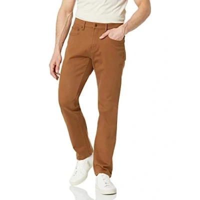 Bild av Amazon Essentials Men&#039;s Jeans atletisk passform, Mörk kaki brun, 38W / 28L