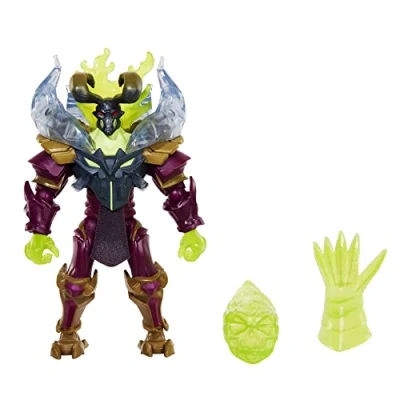 Bild av He Man and the Masters of Universe Skeletor Reborn actionfigur med kraftfull attackrörelse och tillbehör, MOTU samlarleksak för barn från 4 år HDY38