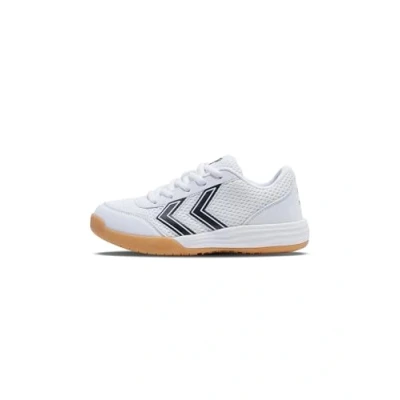 Bild av Hummel Multiplay FLEX LC All court tennisskor för barn, Storlek: 30, White black Konstmaterial/textil
