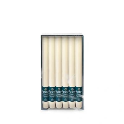 Bild av Spaas 12 x Rustic Unscented Household Candles, ± 8 Hours, Ivory