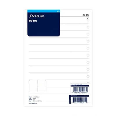 Bild av Filofax To Do, vit, A5