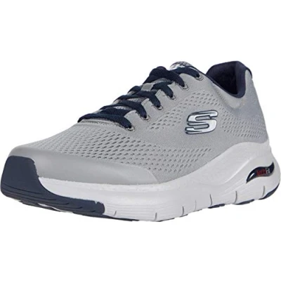 Bild av Skechers herr Arch Fit Sneaker, Grå, 45.5 EU