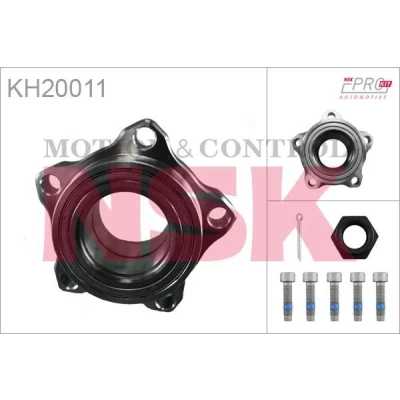 Bild av NSK KH20011 Kit de roulements roue ProKIT 117 FORD: Transit Mk6 Van, Сamion à Plateau/Сhâssis, Minibus