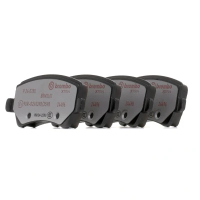 Bild av BREMBO P 24 078X Jeu de plaquettes frein contact signal d&#039;usure exclu avec vis d&#039;étrier accessoires VOLVO: V60 I, S80 II