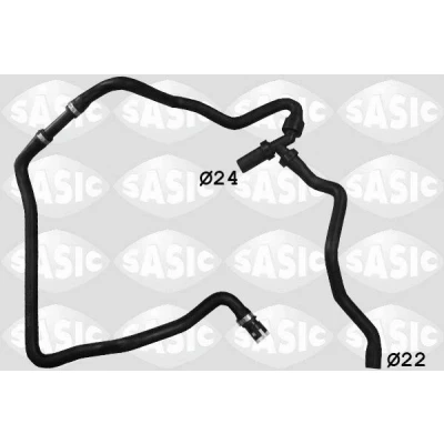 Bild av SASIC 3406113 Durite De Refroidissement centre gauche FORD: Focus 2, C Max, Max