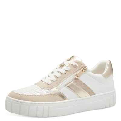 Bild av Marco Tozzi dam 2 23710 44 sneakers, vit/guld, 37 EU, vitt guld, EU