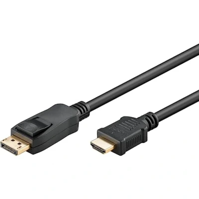 Bild av goobay 64848 DisplayPort 2.0 till HDMI 2.1 8k @ 60Hz kabel/DP anslutningskabel/4K 144 Hz höghastighetskabel/5 m