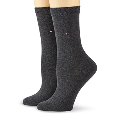 Bild av Tommy Hilfiger Strumpor (set om 2) dam, Antracit, 39/42 EU