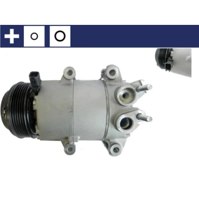 Bild av MAHLE ORIGINAL ACP 1185 000S Compresseur De Climatisation 7VS16ic 12 PAG 46 YF 1234yf, R 134a avec bague d&#039;étanchéité FORD: FOCUS 3, Ecosport Mk2