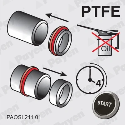 Bild av PAYEN NA5333 Joint Spi De Vilebrequin PTFE (polytétrafluoroéthylène) RENAULT: TRAFIC 2 Kasten, Kadjar, Bus, MERCEDES BENZ: Classe C Berline