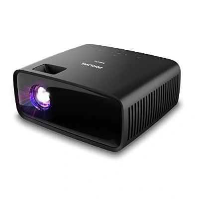 Bild av Philips NeoPix 122 Mini projektor: True HD 720p, Wi FI Dual Band Screen Mirroring, inbyggt Audio 2.1 system