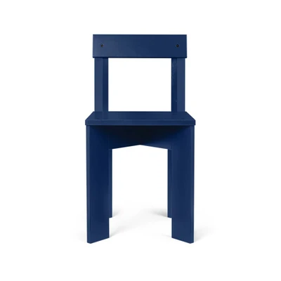 Bild av Ferm Living Ark Spisebordsstol Matstol Blue B: 40 x H: 78 D: 45.7 cm