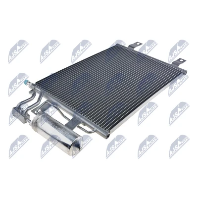 Bild av NTY CCS PL 038 Condenseur De Clim avec déshydrateur Aluminium 540 OPEL: Meriva A