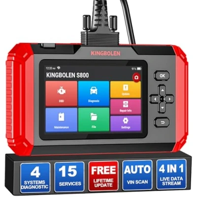 Bild av KINGBOLEN Car Diagnostics Italian, S800 OBDII Auto 4 diagnostiksystem (ABS + SRS ECM TCM) och 15 underhållstjänster (olja Dpf injektorkodning BMS) WiFi uppgradering