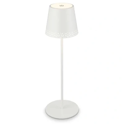 Bild av BRILONER LED Battery Table Lamp 2 in 1, Steglös dimbar, Touch, Mobilt ljus, bordslampa utomhus, sladdlös, Vit