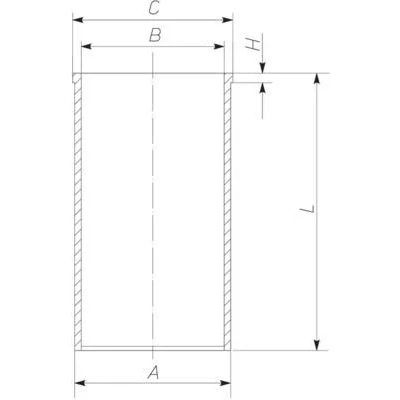 Bild av Cylinderhylsa Mahle 227 WN 69 01