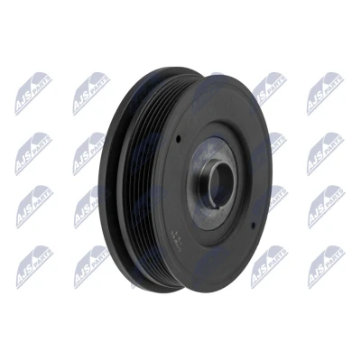 Bild av NTY RKP PL 004 Poulie Damper 6PK 166, 152 RENAULT: LAGUNA 2, MASTER 2 Kasten, TRAFIC OPEL: Vivaro A Van, Combi, Movano Van