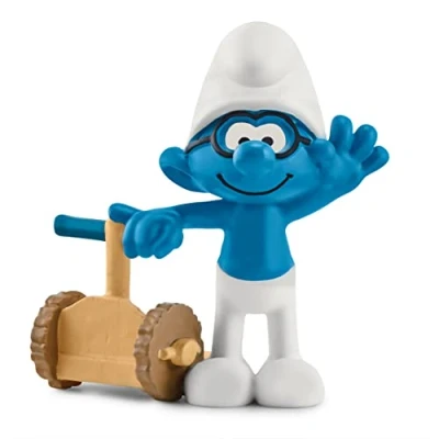 Bild av schleich 20834 Segway smurf, för barn från 3+ år, The Smurfs förskola figurer