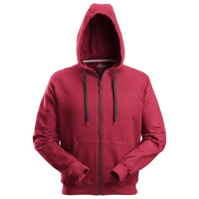 Bild av TRÖJA HOODIE ZIP CHILIRÖD STL XL Beijerbygg Byggmaterial