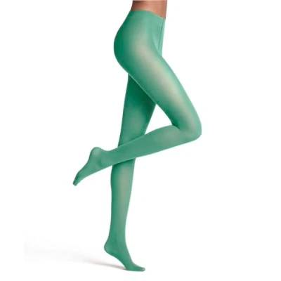 Bild av FALKE Matt Deluxe 30 DEN W Ti transparent fantasi 1 par, strumpbyxor för kvinnor, turkos havsgrön 7506, XL, Turquoise Ocean Green XL