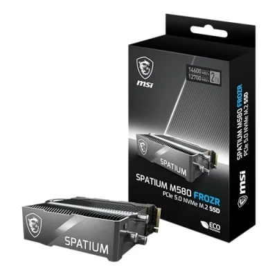 Bild av MSI SPATIUM M580 PCIe 5.0 NVMe M.2 2TB FROZR