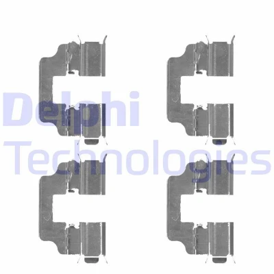 Bild av DELPHI LX0493 Kit d&#039;accessoires, plaquette de frein à disque HONDA: CIVIC 8 Hatchback, 8, 9