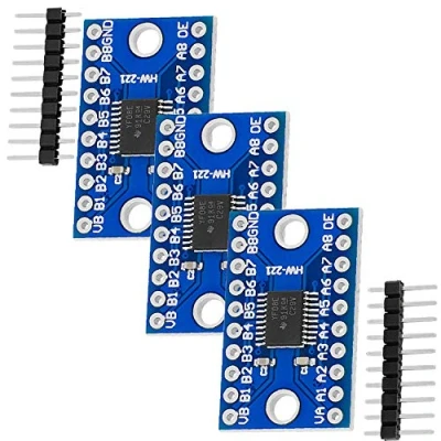 Bild av AZDelivery 3 x TXS0108E Logic Level Converter 8 Kanaler kompatibel med Arduino och Raspberry Pi inklusive en E Book!