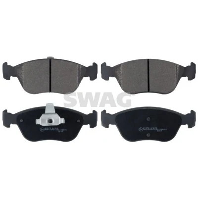 Bild av SWAG 55 91 6506 Jeu de plaquettes frein Essieu avant contact signal d&#039;usure exclu avec clip piston VOLVO: XC70 I Cross Country, C70 Coupe