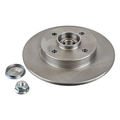 Bild av BLUE PRINT ADP154351 Disque de frein Essieu arrière 249 9 4 108 plein huilé avec graisseur, bague ABS CITROËN: C4 II 5 portes, I 3/5 portes