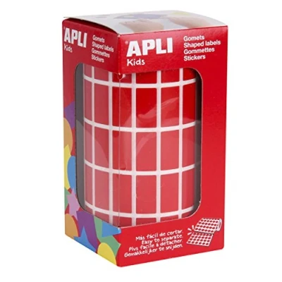 Bild av APLI barn rektangulär 20 x 10 mm röd