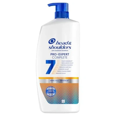 Bild av Head &amp; Shoulders PRO EXPERT 7 anti håravfall, mjällschampo berikat med koffein 800 ml pump. Bekämpar hårbottenproblem, hårbottenskydd