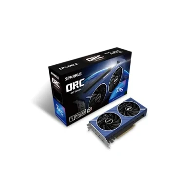 Bild av SPARKLE Intel Arc A750 ORC OC Edition DDR6 HDMI 2200 MHz 8 GB Dual grafikkort blå