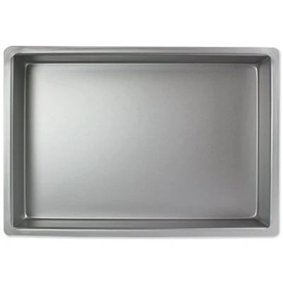 Bild av PME OBL09134 aluminium avlång kakform 23 x 30 10 cm djup silver