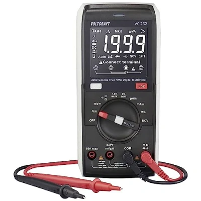 Bild av VOLTCRAFT VC 12884300 Handmultimeter digital CAT III 600 V Display (Beräkningar): 2000