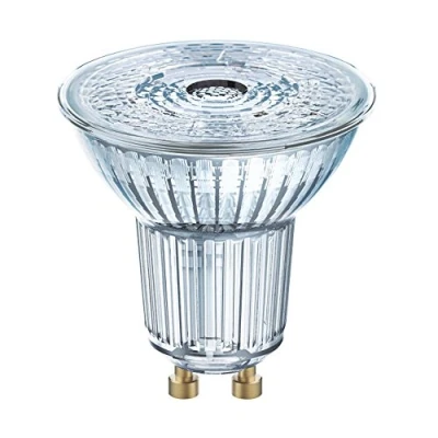 Bild av OSRAM LED reflektorlampor med GU10 sockel energibesparande, lång livslängd 15 000 H, strålvinkel 36 , kall vit PAR16 50 4,3 W/4000 K i 5 pack