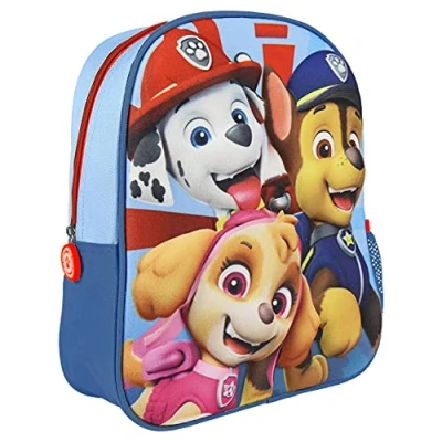 Bild av Cerda LIFE LITTLE MOMENTS Pojkar dagis ryggsäck med 3D bild av Paw Patrol, Mångfärgad, 26.0 x 31.0 10.0 cm, Rött handtag