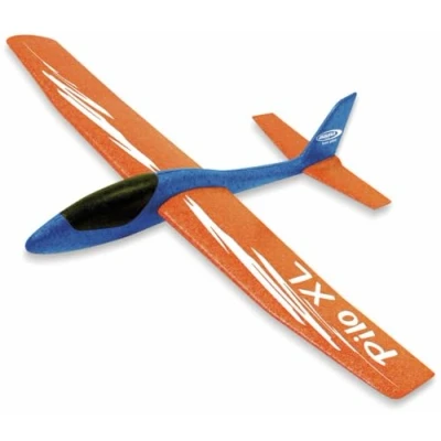 Bild av JAMARA 460486 skumplastglidare 2 i 1 Pilo XL superlätt (160 g), nästan oförstörbar, höjdledare för looping eller glidflyg, 86 cm spännvidd, blå